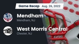 Recap: Mendham  vs. West Morris Central  2022