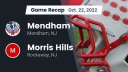 Recap: Mendham  vs. Morris Hills  2022