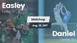 Matchup: Easley  vs. Daniel  2017