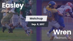 Matchup: Easley  vs. Wren  2017