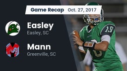 Recap: Easley  vs. Mann  2017