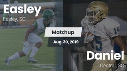 Matchup: Easley  vs. Daniel  2019