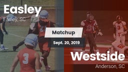 Matchup: Easley  vs. Westside  2019