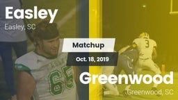 Matchup: Easley  vs. Greenwood  2019