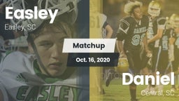 Matchup: Easley  vs. Daniel  2020