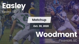 Matchup: Easley  vs. Woodmont  2020