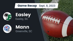 Recap: Easley  vs. Mann  2023