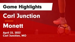 Carl Junction  vs Monett  Game Highlights - April 22, 2022