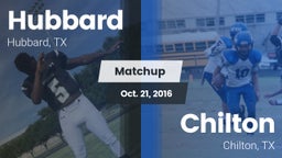 Matchup: Hubbard  vs. Chilton  2016