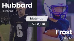 Matchup: Hubbard  vs. Frost  2017