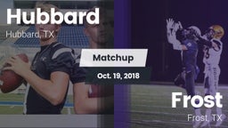 Matchup: Hubbard  vs. Frost  2018