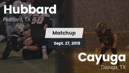 Matchup: Hubbard  vs. Cayuga  2019
