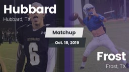 Matchup: Hubbard  vs. Frost  2019