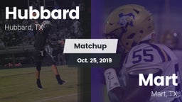 Matchup: Hubbard  vs. Mart  2019