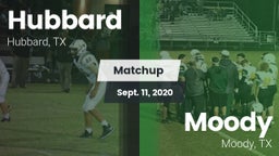 Matchup: Hubbard  vs. Moody  2020