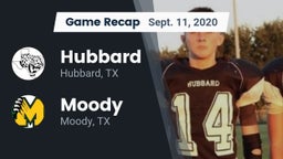 Recap: Hubbard  vs. Moody  2020