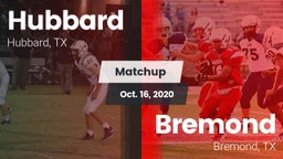 Matchup: Hubbard  vs. Bremond  2020