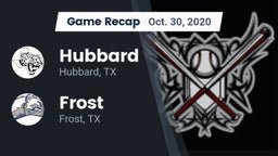 Recap: Hubbard  vs. Frost  2020