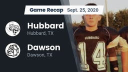 Recap: Hubbard  vs. Dawson  2020