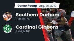 Recap: Southern Durham  vs. Cardinal Gibbons  2017
