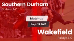 Matchup: Southern Durham vs. Wakefield  2017