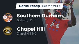 Recap: Southern Durham  vs. Chapel Hill  2017