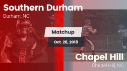 Matchup: Southern Durham vs. Chapel Hill  2018