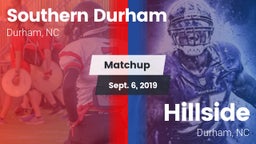 Matchup: Southern Durham vs. Hillside  2019
