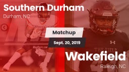 Matchup: Southern Durham vs. Wakefield  2019