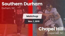 Matchup: Southern Durham vs. Chapel Hill  2019