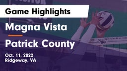 Magna Vista  vs Patrick County  Game Highlights - Oct. 11, 2022