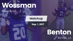 Matchup: Wossman  vs. Benton  2017
