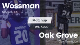 Matchup: Wossman  vs. Oak Grove  2017