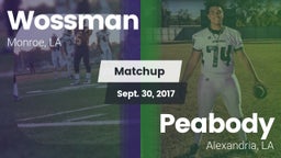 Matchup: Wossman  vs. Peabody  2017