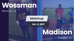 Matchup: Wossman  vs. Madison  2017