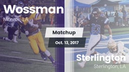 Matchup: Wossman  vs. Sterlington  2017