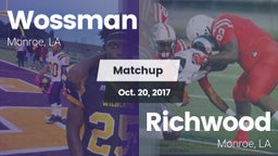 Matchup: Wossman  vs. Richwood  2017