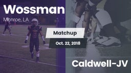 Matchup: Wossman  vs. Caldwell-JV 2018