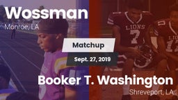 Matchup: Wossman  vs. Booker T. Washington  2019