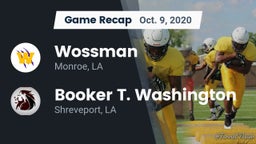 Recap: Wossman  vs. Booker T. Washington  2020