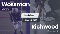 Matchup: Wossman  vs. Richwood  2020