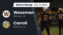 Recap: Wossman  vs. Carroll  2023