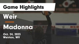 Weir  vs Madonna  Game Highlights - Oct. 24, 2023