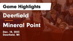 Deerfield  vs Mineral Point  Game Highlights - Dec. 18, 2023