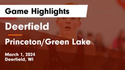 Deerfield  vs Princeton/Green Lake  Game Highlights - March 1, 2024