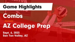 Combs  vs AZ College Prep Game Highlights - Sept. 6, 2023