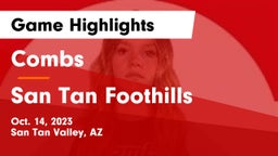 Combs  vs San Tan Foothills  Game Highlights - Oct. 14, 2023