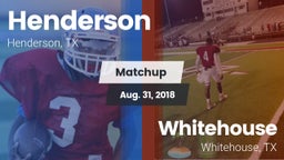 Matchup: Henderson vs. Whitehouse  2018