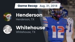 Recap: Henderson  vs. Whitehouse  2018