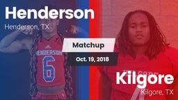 Matchup: Henderson vs. Kilgore  2018